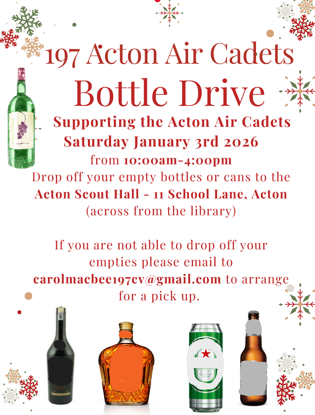 Air Cadets 2026 Bottle Drive